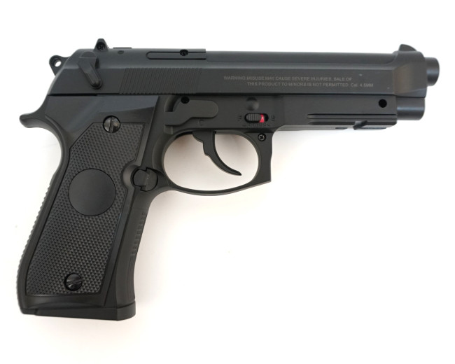 Пистолет пневматический Stalker S92PL (Beretta 92,пластик), 120 м/с