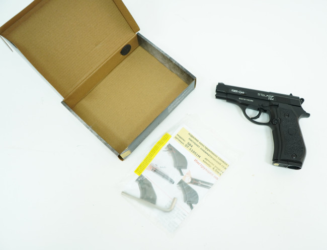 Пистолет пневматический Stalker S84 (металл) 120 м/с