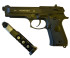 Пневматический пистолет Borner 92 Blowback (Beretta)