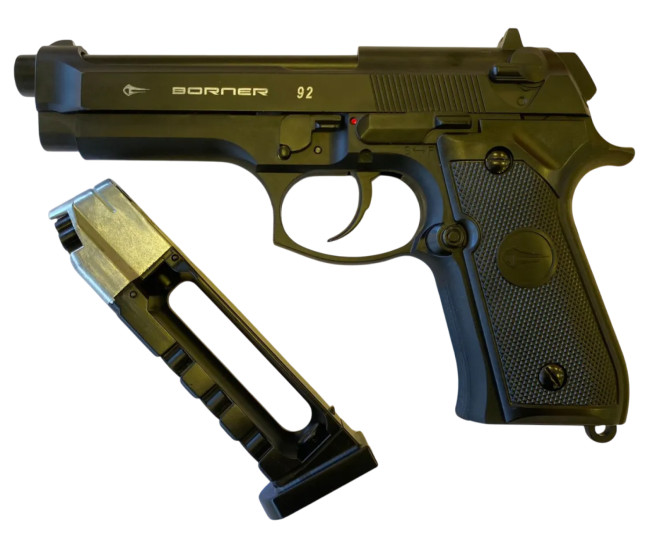 Пневматический пистолет Borner 92 Blowback (Beretta)