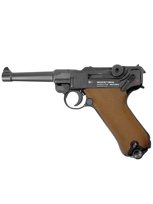 Пневматический пистолет Borner P08 Blowback (Parabellum)