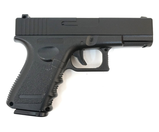 Cтрайкбольный пистолет Galaxy G.15 Glock металлический, пружинный, Глок 17, Glock 23