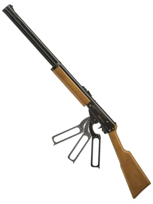 Пневматическая винтовка Borner Lever Action (дерево, скоба Генри, до3 Дж) 4,5 мм