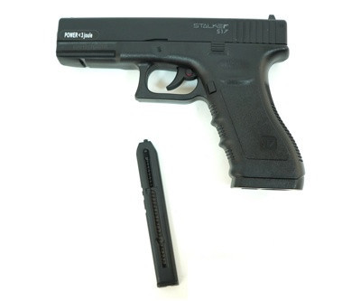 Пистолет пневматический Stalker S17 (Glock17, металл/пластик) 120 м/с, Глок 17